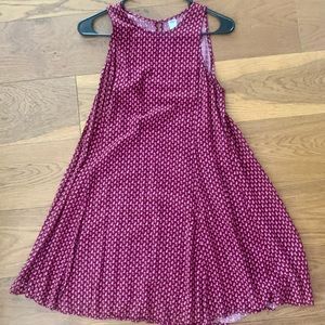 Old navy maroon swing dress Women’s size Small